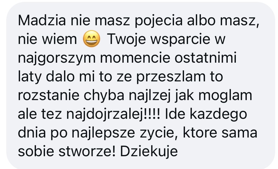 Opinia klientki
