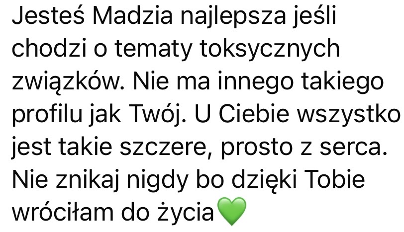 Opinia klientki